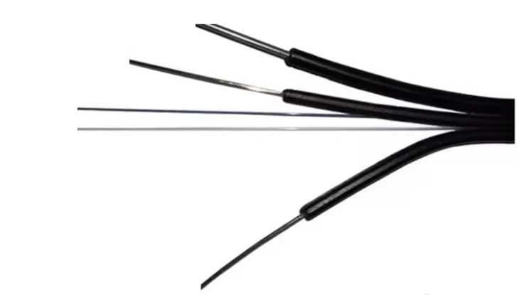 Singlemode 12 Core Flat Fiber Cable LZSH Jacket